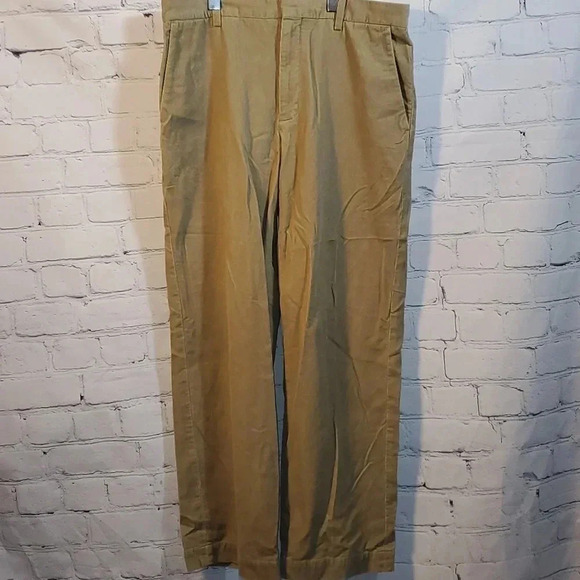Vintage Banana Republic Dawson Corduroy Flat Front Pants Mens 36/32 Tan Brown - Picture 1 of 7